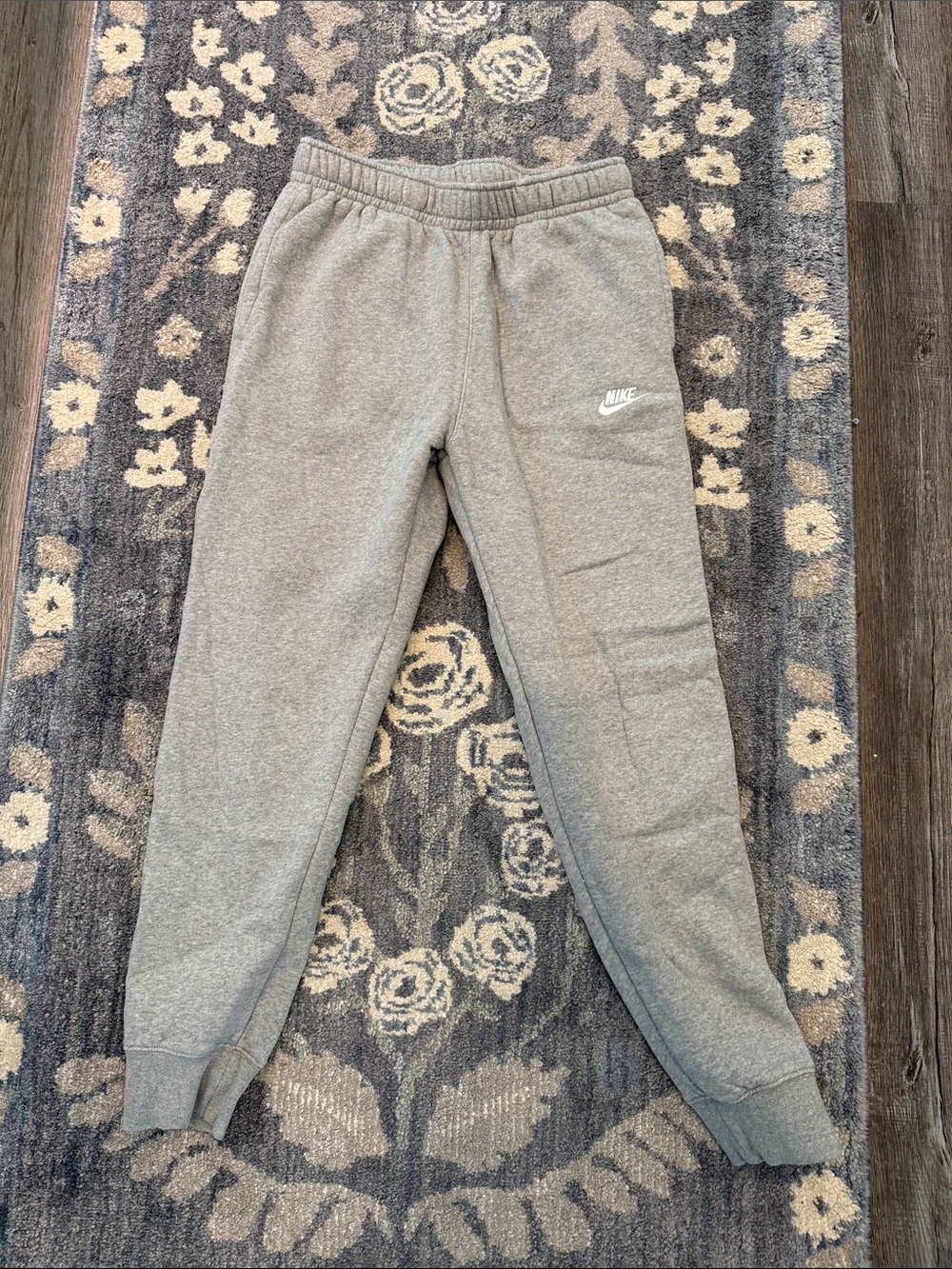 Nike men’s Grey Fleece Jogger Pants
